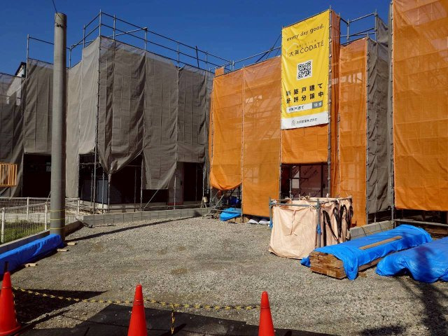 SUN COURTーサンコート－小倉南区葛原東2丁目【小倉南区　新築戸建て】の外観|現地撮影　2026,5,6　SUN COURTーサンコート－小倉南区葛原東2丁目【小倉南区　新築戸建て】