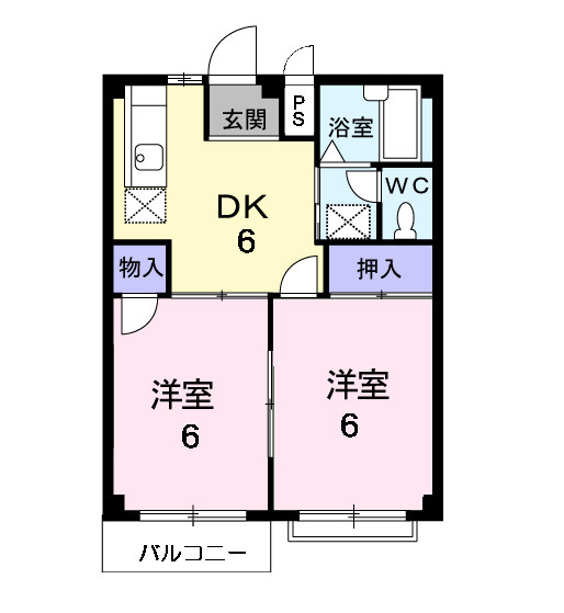 エルディム古谷の間取り|間取図