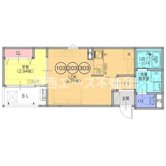 【間取り】 | F+style東大阪市本庄1号館