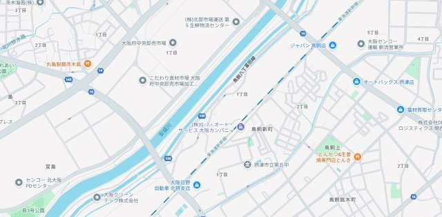 摂津市鳥飼新町　第1期　新築一戸建ての地図