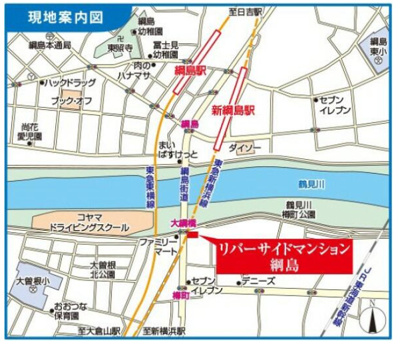 【地図】 | リバーサイトマンション綱島