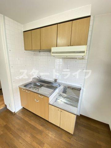 大阪市東淀川区東中島５丁目の賃貸マンションのキッチン