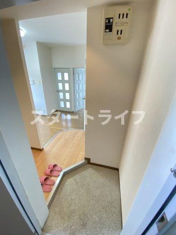 大阪市東淀川区東中島５丁目の賃貸マンションの玄関