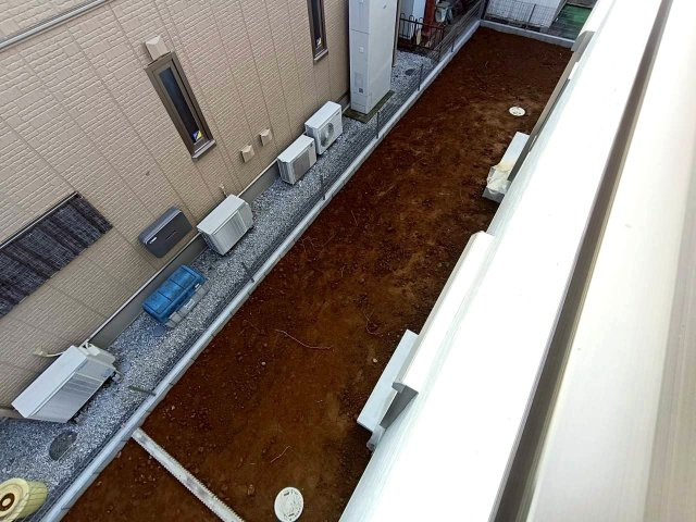 吉川市　中曽根1丁目　新築戸建　全9棟の庭|施工例です