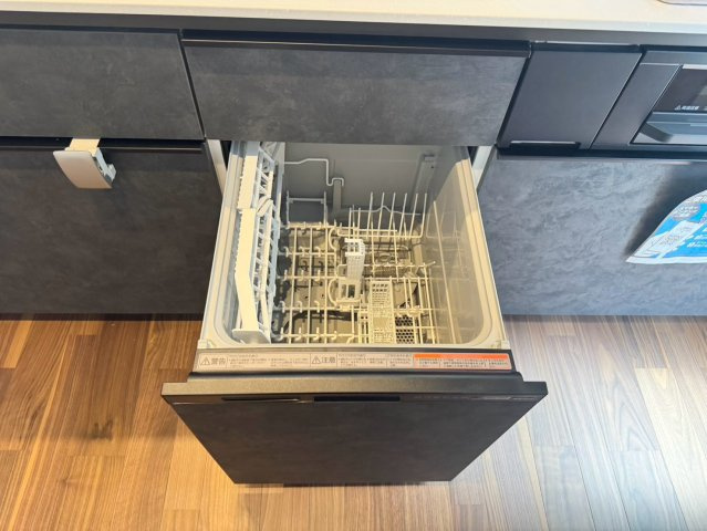 ARCHI DAYSーアーキデイズ－小倉南区葛原東2丁目【小倉南区　新築戸建て】のキッチン|食器洗い乾燥機が標準装備。【小倉南区　新築戸建て】
