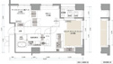 【間取り】 | 【フォレストビュー護国寺】５２．１４㎡・２ＬＤＫ