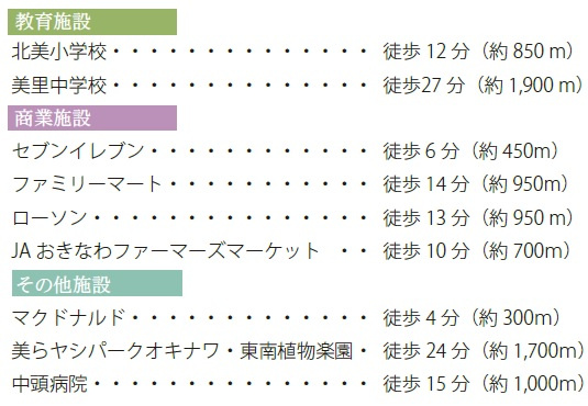 沖縄市登川（全5棟）3号棟の周辺|周辺♪