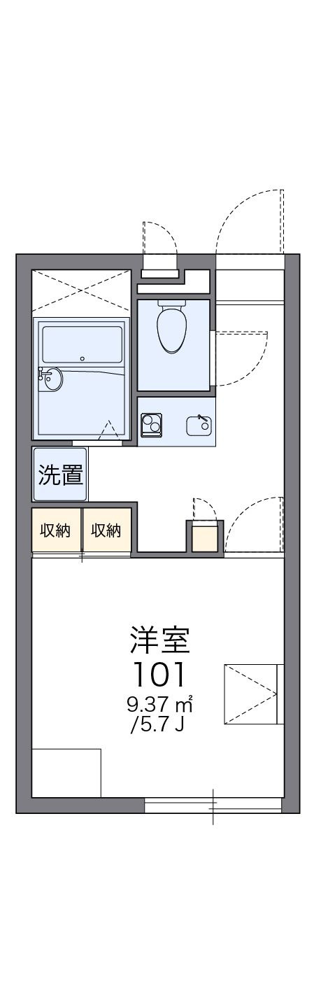 レオパレスグランシャリオの間取り