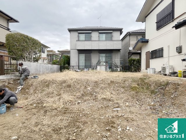 神戸市西区持子　第6期　新築一戸建ての外観|周辺は落ち着いた街並みの住宅地！子育てがしやすい住環境です！まだ未完成ですが、現地でしかわからない事もございます。是非一度ご覧ください。