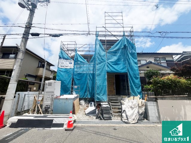 神戸市西区持子　第6期　新築一戸建ての外観|周辺は落ち着いた街並みの住宅地！子育てがしやすい住環境です！まだ未完成ですが、現地でしかわからない事もございます。是非一度ご覧ください。