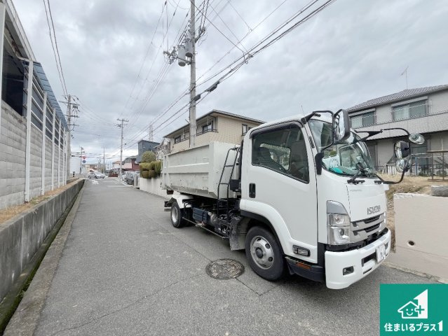 神戸市西区持子　第6期　新築一戸建ての前面道路含む現地写真|周辺は落ち着いた街並みの住宅地！子育てがしやすい住環境です！まだ未完成ですが、現地でしかわからない事もございます。是非一度ご覧ください。