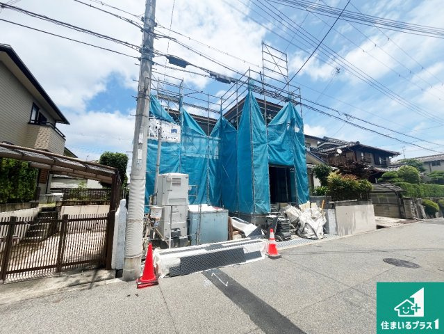 神戸市西区持子　第6期　新築一戸建ての外観|周辺は落ち着いた街並みの住宅地！子育てがしやすい住環境です！まだ未完成ですが、現地でしかわからない事もございます。是非一度ご覧ください。