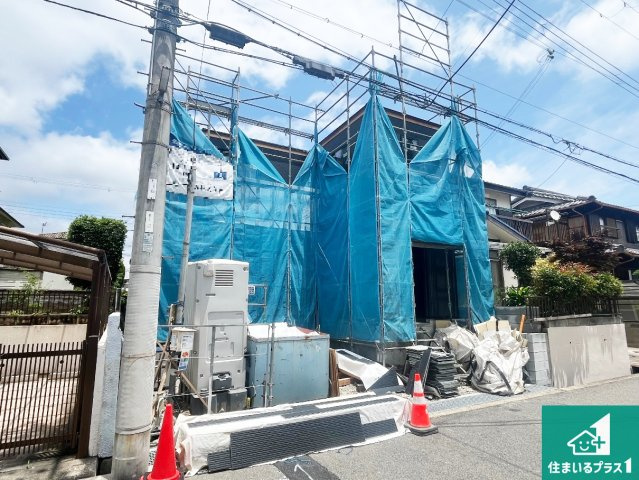 神戸市西区持子　第6期　新築一戸建ての外観|周辺は落ち着いた街並みの住宅地！子育てがしやすい住環境です！まだ未完成ですが、現地でしかわからない事もございます。是非一度ご覧ください。