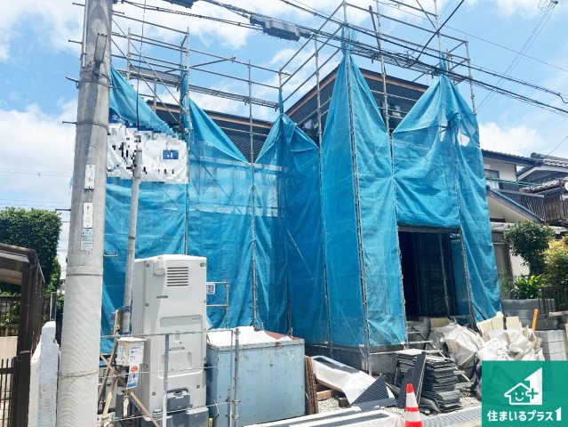 神戸市西区持子　第6期　新築一戸建ての外観|周辺は落ち着いた街並みの住宅地！子育てがしやすい住環境です！まだ未完成ですが、現地でしかわからない事もございます。是非一度ご覧ください。