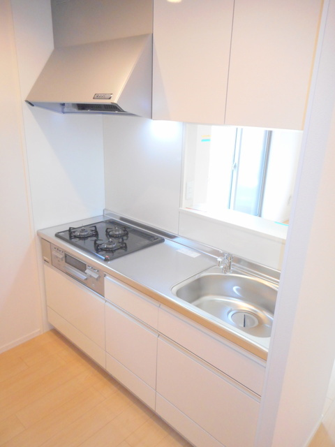 ＣＡＳＡ ＮＡＫＡＭＵＲＡのキッチン|ガス３口システムキッチン