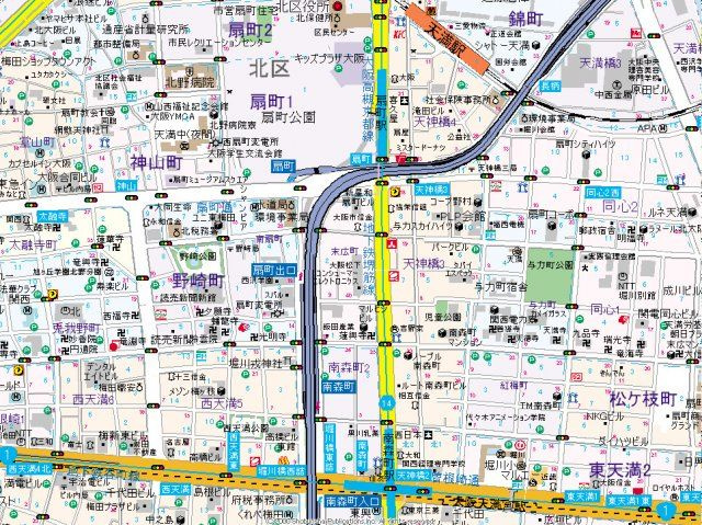 【地図】 | ビガーポリス369天神橋三丁目Ⅱアルチェ