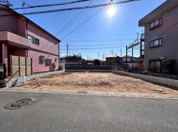 敷地面積38坪　売地　川越市今成三丁目2期の外観|更地　敷地面積38.24坪！建築条件なし！都市ガス・上下水引込有！日当たり・通風良好♪
線引き前宅地につき、どなたでも建築可能です！！