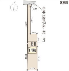 リーブルガーデン天理市田町8期の区画図