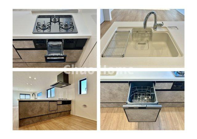 江戸川区中央2丁目新築分譲住宅のキッチン|【オートロック】オートロックシステムでセキュリティ充実。当たり前ですが、安全で安心して暮らすのって大事ですよね。お探しのご条件でオートロック付きの物件を探す方も多いですがやはりセキュリティは大事です。