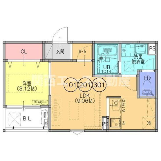【間取り】 | F+style東大阪市本庄1号館