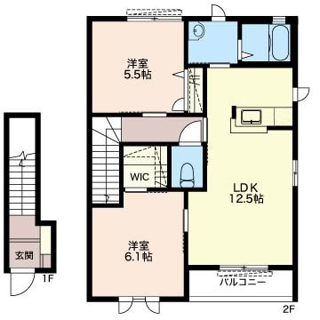 メゾン・ド・マロン C棟の間取り