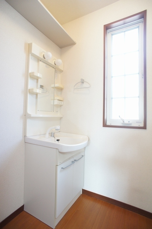 メゾン・ド・マロン C棟の洗面所|シャワー付き洗面台