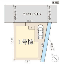 リーブルガーデン加古川市平岡町二俣の区画図