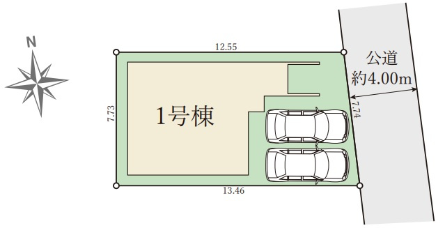 加古川市野口町野口　　新築戸建の区画図