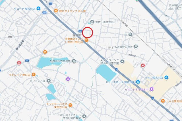 加古川市野口町野口　　新築戸建の地図