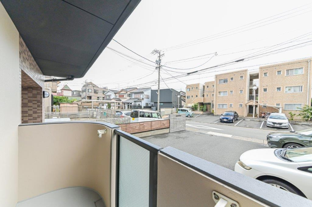 名古屋市港区本宮町１丁目の一棟マンションのバルコニー