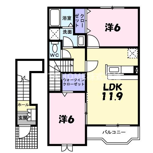 丹波市氷上町上成松のアパート