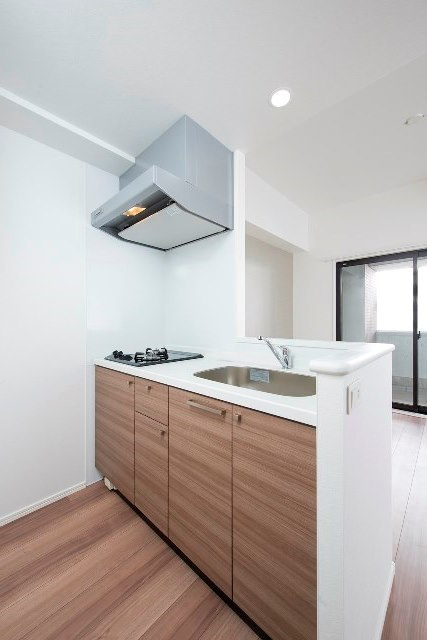 エンクレスト博多 THE TIMEのキッチン|きれいなキッチンです