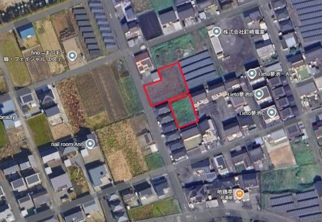北諸県郡三股町大字蓼池の売地の外観