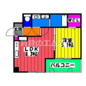 【間取り】 | エルヴィータ駅南の間取り