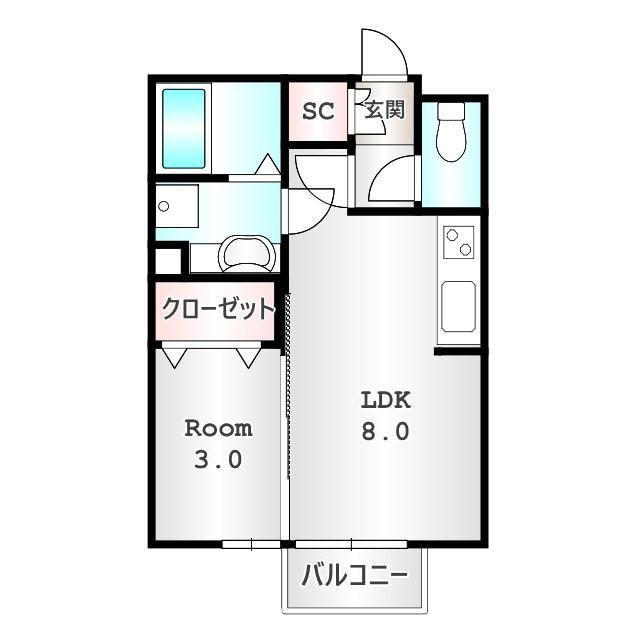 ヴィラ フォレスタ　Ｂの間取り|他社様掲載物件もまとめてご紹介、ご案内可能です(^^)/