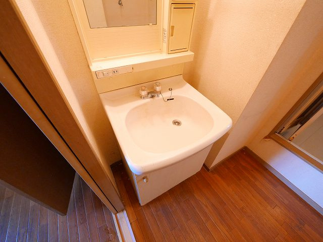 サンビレッジ学園前東坂　D棟の独立洗面台
