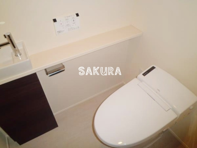 【トイレ】 | Brillia鷺沼 | 落ち着いた色調のトイレです♪