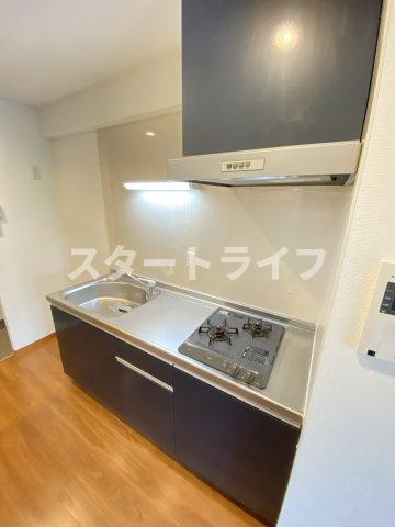 大阪市淀川区西中島２丁目の賃貸マンションのキッチン