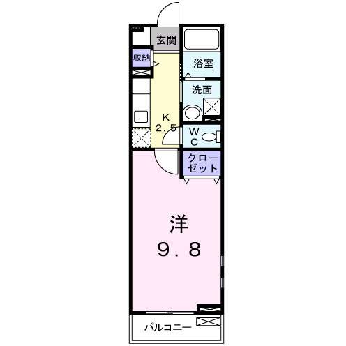 フィオーレⅡの間取り