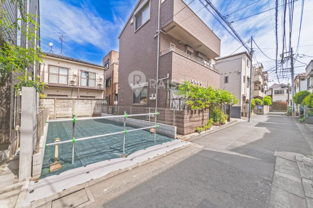 【外観】 | 「雪が谷大塚駅」徒歩３分・南道路の宅地 | 建物解体が完了して、ブロックフェンスを設置しています。
