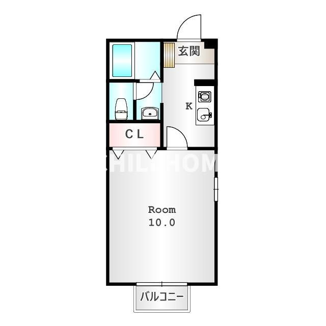 リビングタウン上並榎　Ａ/Ｂの間取り|当社、チルホームのHPもご覧ください(^^)/物件情報多数♪