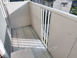 アイランド古本のバルコニー