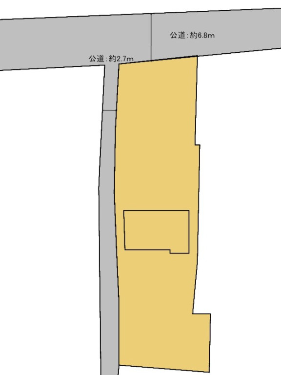 小美玉市西郷地　中古戸建の区画図