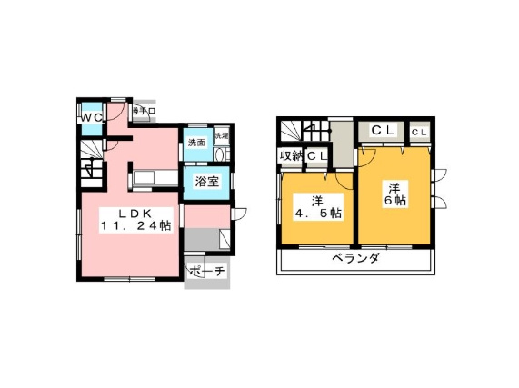 春日町6丁目戸建の間取り