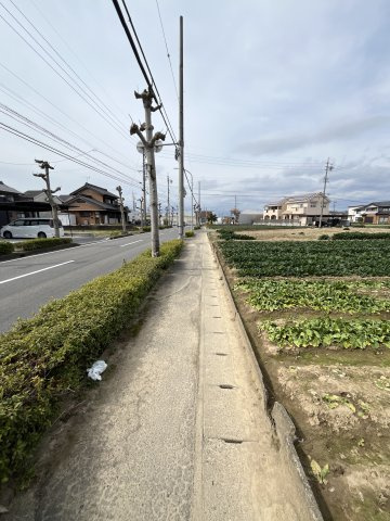土地　旦島2丁目の展望|南側道路