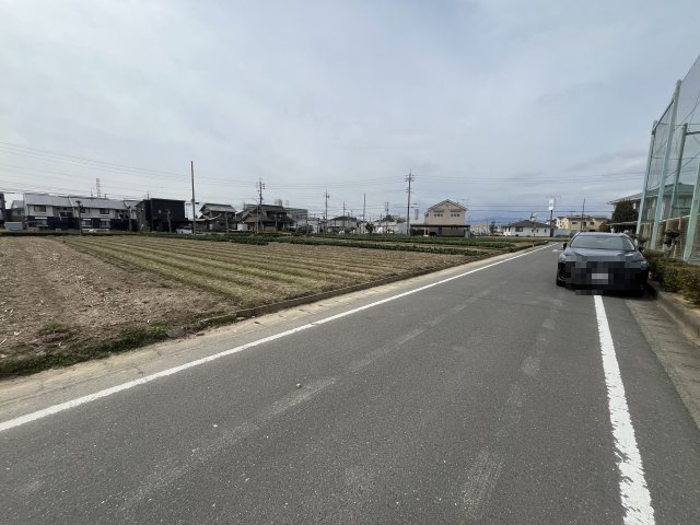 土地　旦島2丁目の前面道路含む現地写真|北側道路