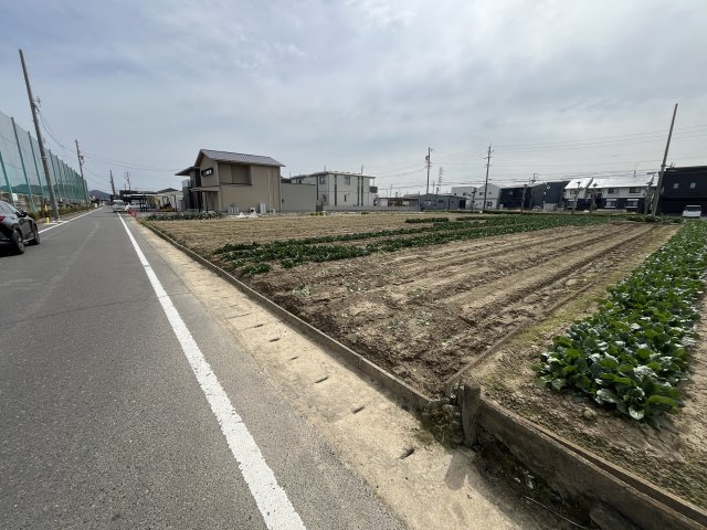 土地　旦島2丁目の前面道路含む現地写真|北側道路