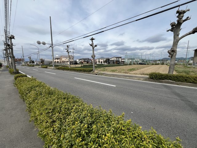土地　旦島2丁目の前面道路含む現地写真|南側道路