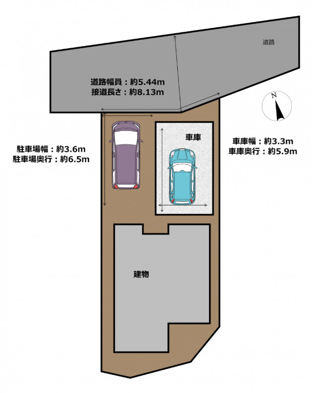 【リフォーム実施】碧南市荒子町３丁目の区画図