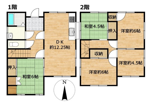 【リフォーム実施】碧南市荒子町３丁目の間取り